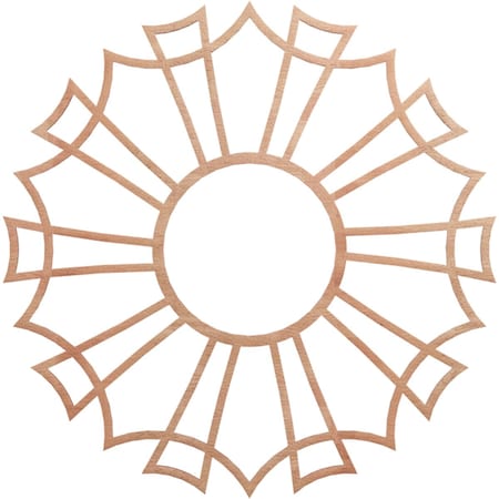 Ekena Millwork Augustus Wood Fretwork Pierced Ceiling Medallion, Cherry, 32"OD x 11 1/4"ID x 3/8"T CMWP32X32X0375AUCH